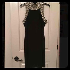 NWOT Cache Rhinestone Bodycon Dress